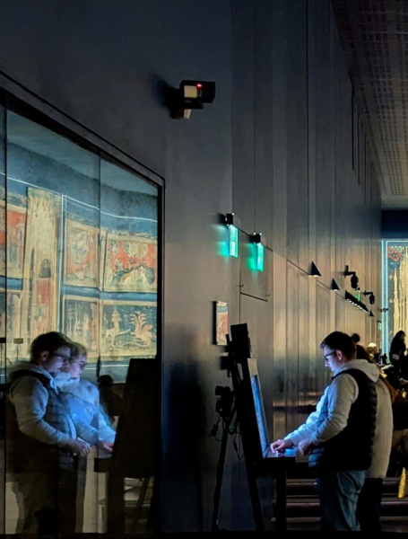 Détail de l'installation interactive The Eye of Revelation