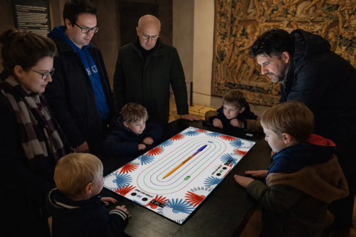 Détail de l'installation interactive Grand Prix BIC