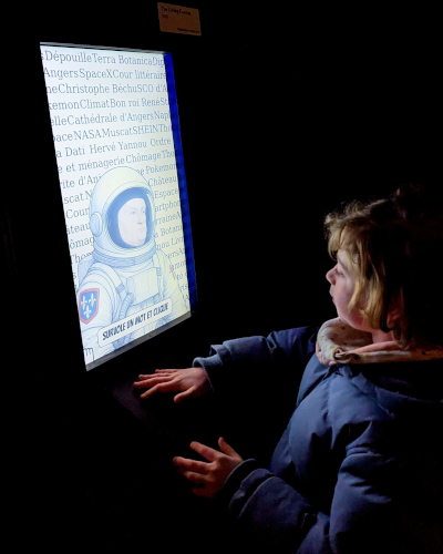 Détail de l'installation interactive Space René