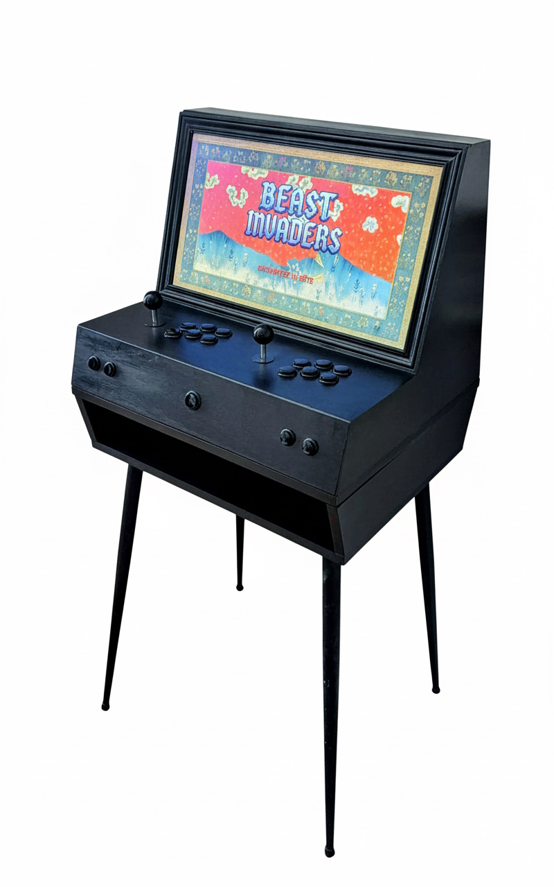 Détail de l'interface du jeu Beast Invaders