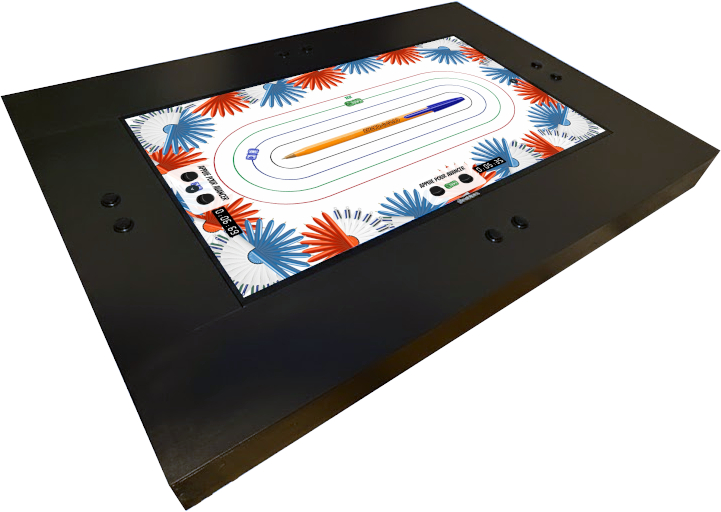 Détail de l'installation interactive Grand Prix BIC